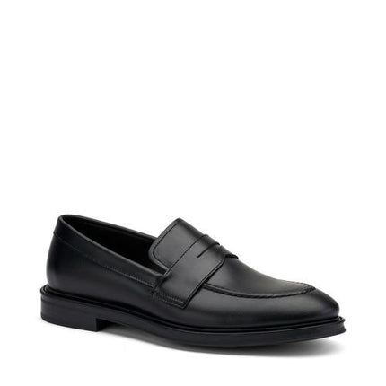 Frau Mocassini Uomo College in Pelle Nero 71L1 TOLEDO BLACK Frau 