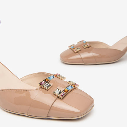 Decolletè Pump Vernice Nude E409480D NUDO 626 Nero Giardini 