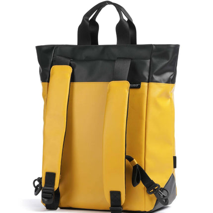 Zaino con Manici Porta Computer Giallo OST12 ECO COATED DUCK YELLOW Mandarina Duck 