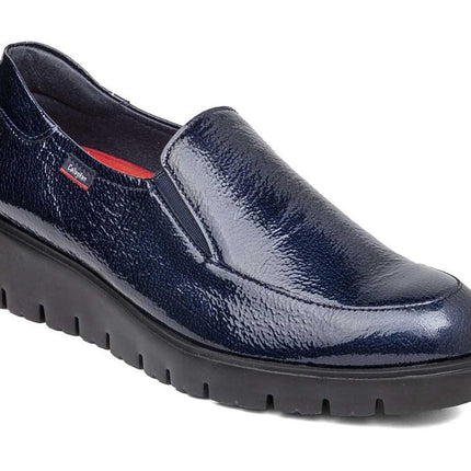 Mocassini Slipon Donna Zeppa Blu 89878 HAMAN MARINO Callaghan 