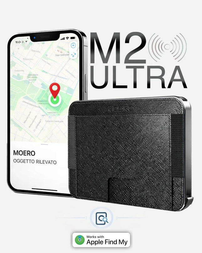 Moero M2 Ultra Saffiano Black Portafoglio Slim M2 ULTRA SAFFIANO BLACK Moero 