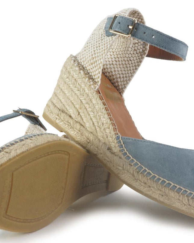 Espadrillas Zeppa Camoscio Jeans 1743 JEANS Viguera 