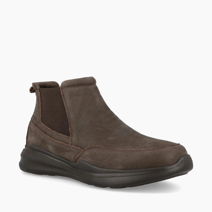 Impronte Stivaletti Chelsea Uomo in Nabuk Marrone SAN POLO CHELSEA DARK BROWN Impronte 