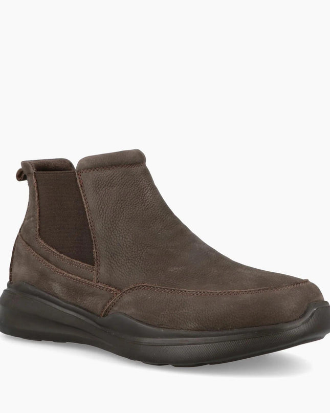 Impronte Stivaletti Chelsea Uomo in Nabuk Marrone - MARIO SPATARELLA