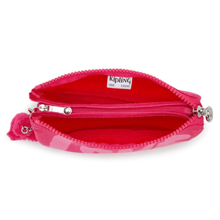 Kipling Portafogli Multitasche Fucsia CREATIVITY L LOVE HEART Kipling 