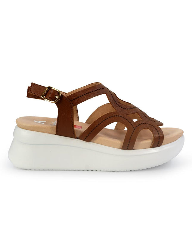 Callaghan Sandali Donna con Zeppa Platform in Pelle Camel 29929 LLANA CAMEL Callaghan 
