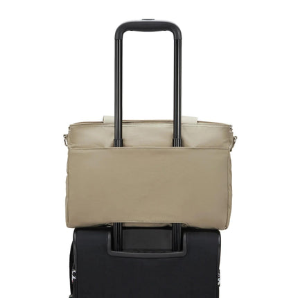 Borsa Lavoro Kipling Lapdop 13 Pollici con Tracolla in Tessuto Beige ELYSIA WORK S BOHO TAN Kipling 
