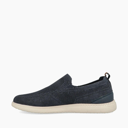 Jeep Mocassino Uomo Slip On in Tessuto Blu KAROO SLIP ON NAVY Jeep Footwear 