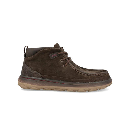 Jeep Stivaletti Polacchine Uomo in Camoscio Marrone KAUAI WALLABEE MID SUEDE BROWN Jeep Footwear 