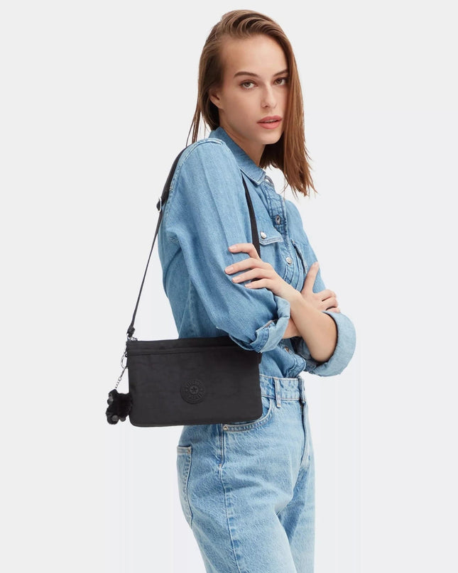 Kipling Borsetta Donna Tracolla Nero Black Noir - MARIO SPATARELLA