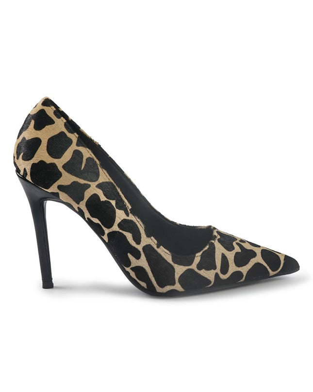 Decollete Donna a Punta Tacco a Spillo in Cavallino Animalier YA10-01M SASSO ClaudV 