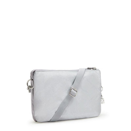 Borsetta Donna Tracolla Metallic Argento RIRI NEW BIGHT METALLIC Kipling 