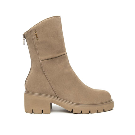 Nero Giardini Stivaletti Donna con Tacco in Camoscio Talpa - MARIO SPATARELLA