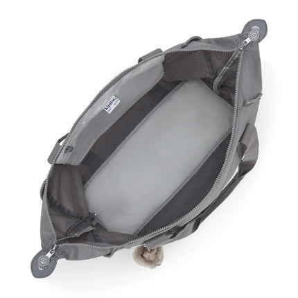 Kipling Borsone Shopper Viaggio in Tessuto Grigio ART M INVITING GREY Kipling 