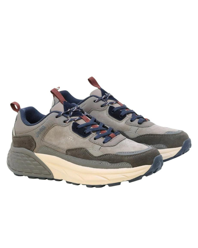 Jeep Sneakers Uomo Multicolor Grigio GROOVE U GREY Jeep Footwear 