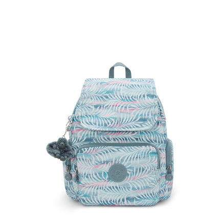 Kipling Zainetto Donna Stampato CITY ZIP S B PRT PALMTREE LEAVES Kipling 