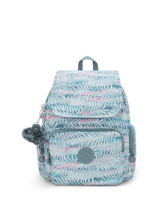 Kipling Zainetto Donna Stampato CITY ZIP S B PRT PALMTREE LEAVES Kipling 