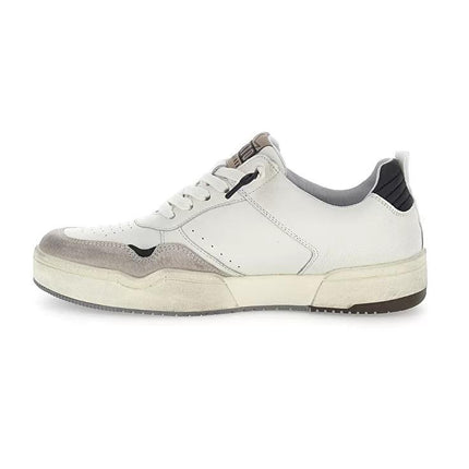 Sneakers Medalist Basse Pelle Bianco HOOP STAR RUB 2 WHITE BLACK Lotto Leggenda 