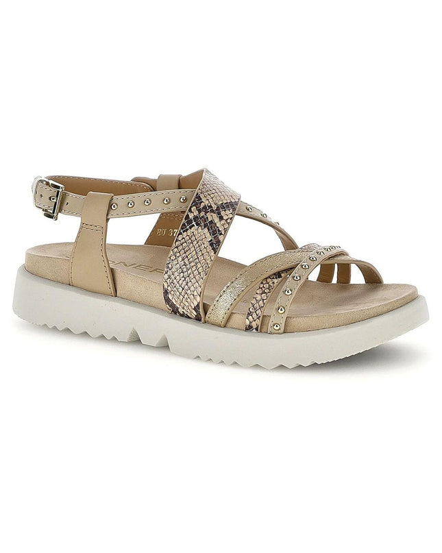 Stonefly Sandalo Donna in Pelle Beige Multicolor 223871 RIVA DUST ROCCIA Stonefly 