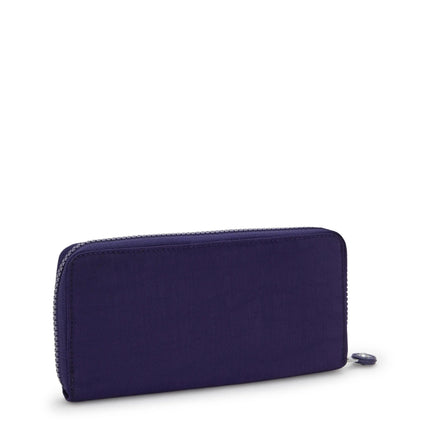 Kipling Portafogli Lungo Donna in Tessuto Moonlit Blu MONEY WORLD MOONLIT BLUE Kipling 