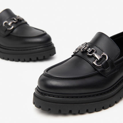 Nero Giadini Mocassini Donna in Pelle Nero - MARIO SPATARELLA