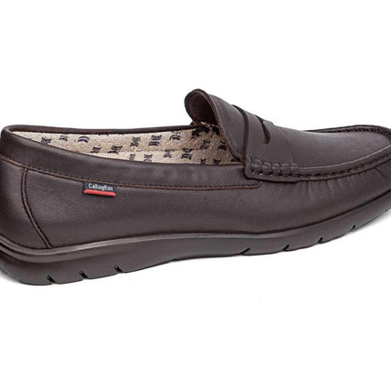 Mocassino Uomo in Pelle Marrone 18003 TENGER BROWN Callaghan 