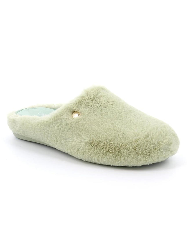 Pantofole Donna Pelouche Verde - MARIO SPATARELLA