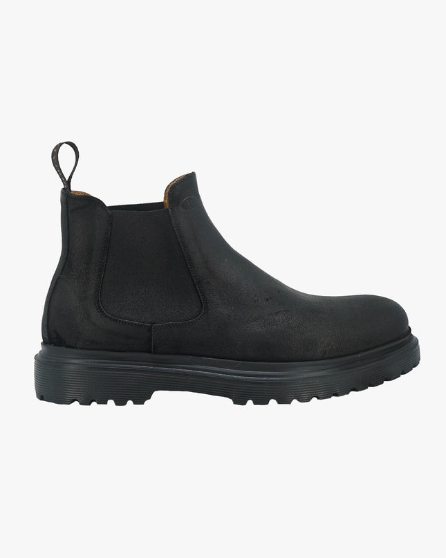 Stivaletti Chelsea Uomo in Pelle Nero DILAN9 NERO OIL Rogal's 