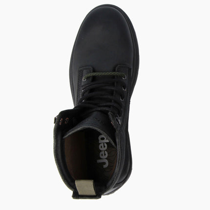 Anfibi Uomo Pelle Nera RED ROCK BOOT BLACK Jeep Footwear 
