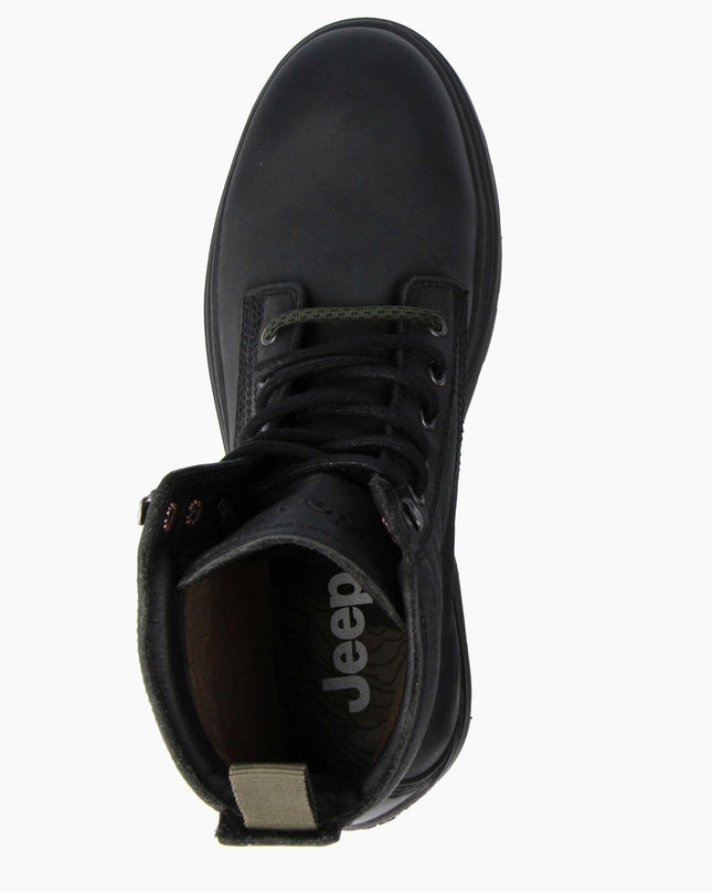 Anfibi Uomo Pelle Nera RED ROCK BOOT BLACK Jeep Footwear 