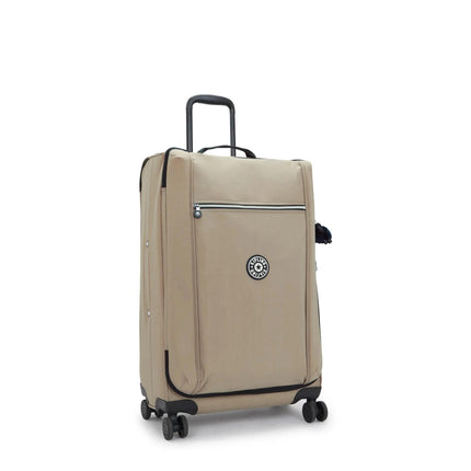 Kipling Trolley Medium 4 Ruote in Tessuto Soft Taupe JET M SOFT TAUPE Kipling 