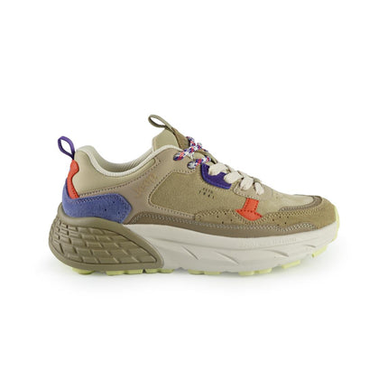 Jeep Sneakers Donna in Camoscio Multicolor Beige GROOVE BEIGE Jeep Footwear 