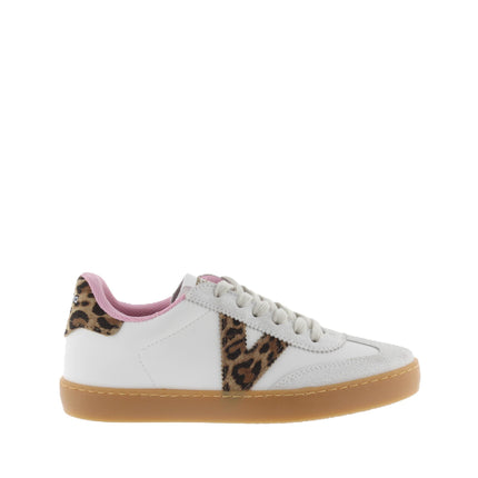 Victoria Sneakers Donna Bassa Pelle Bianco Animalier 1126204 BERLIN HIELO Victoria 