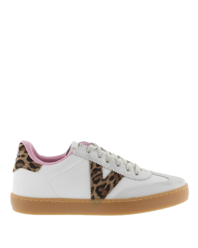 Victoria Sneakers Donna Bassa Pelle Bianco Animalier 1126204 BERLIN HIELO Victoria 
