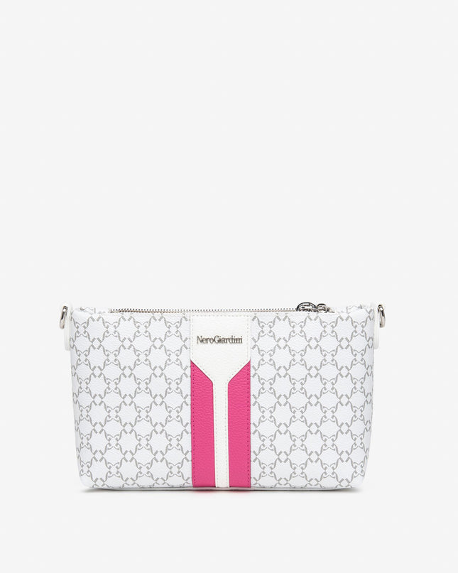 Borsa Bianca con Tracolla E443741D BIANCO 707 Nero Giardini Borse 