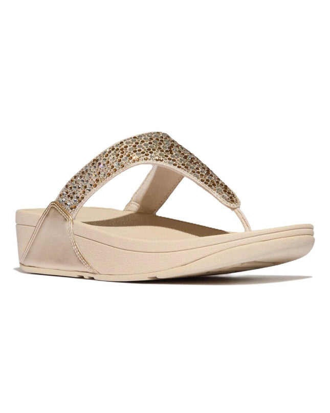 FitFlop Sandali Donna Infradito con Micro Strass Platino - MARIO SPATARELLA