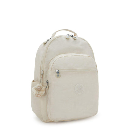 Kipling Zaino Porta Computer 15 Pollici Beige SEOUL HIDEWAY BEIGE Kipling 