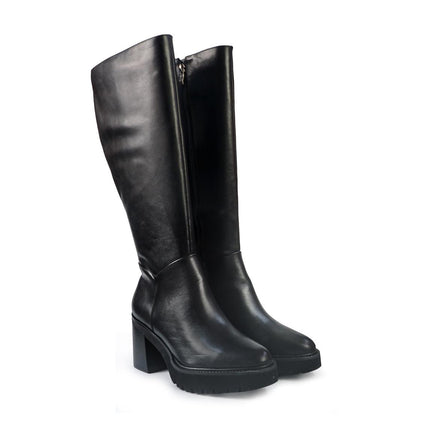 Callaghan Stivlai Donna con Tacco e Plateau in Pelle Nero 679965 SING BLACK Callaghan 
