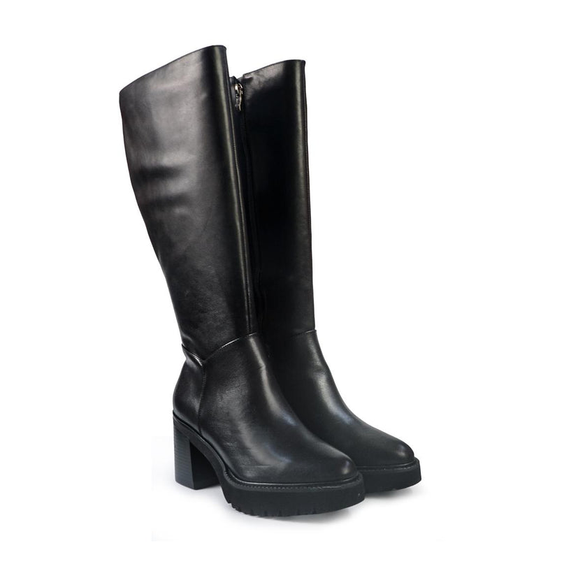 Callaghan Stivlai Donna con Tacco e Plateau in Pelle Nero 679965 SING BLACK Callaghan 