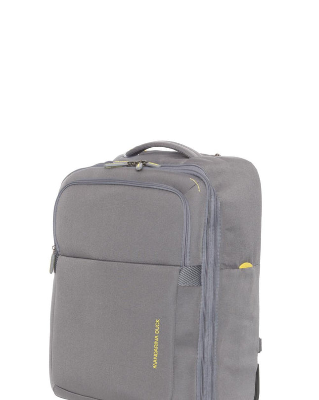 Zaino Trolley in Tessuto Grigio JNV05 SMILE&GO STEEL 465 Mandarina Duck 