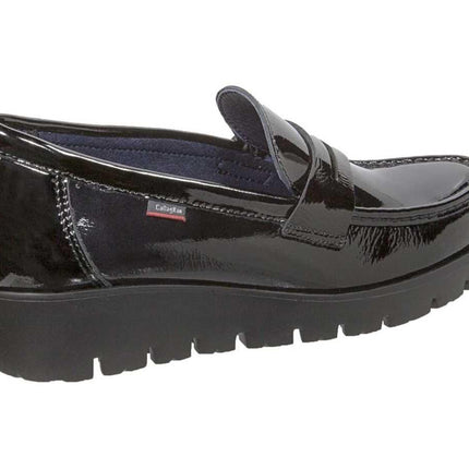 Mocassini Donna Vernice Nero 89803 HAMAN BLACK Callaghan 