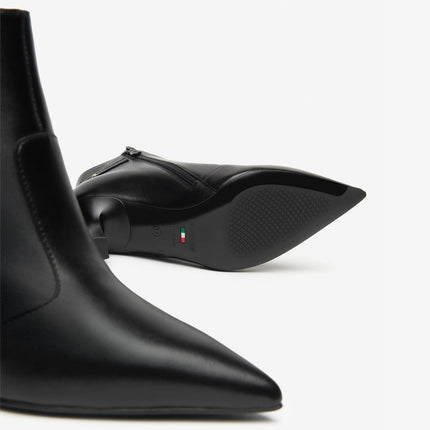 Nero Giardini Stivaletti Donna con Borchie in Pelle Nero I514481DR NERO 100 Nero Giardini 