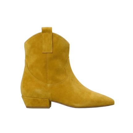 Spatarella Stivaletto Tubolare Donna in Camoscio Giallo - MARIO SPATARELLA