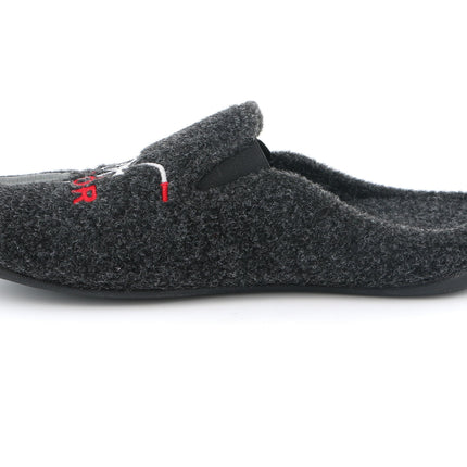 Pantofole Uomo Feltro Antracite CI2573 LECY GREY Grunland 