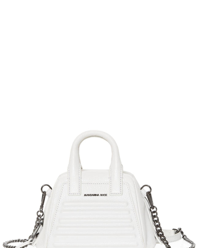 Mini Bag Donna Pelle Bianco JVT04 I-CON NEON NIMBUS CLOUD A01 Mandarina Duck 