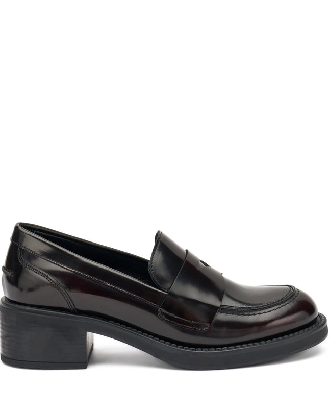 Frau Mocassini Donna con Tacco in Pelle Bordo - MARIO SPATARELLA