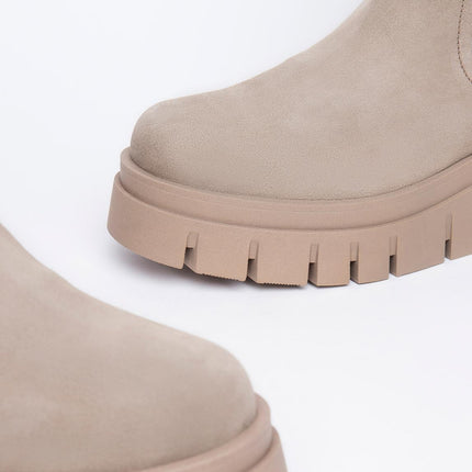 Nero Giardini Stivaletti Donna con Zeppa in Camoscio Talpa - MARIO SPATARELLA