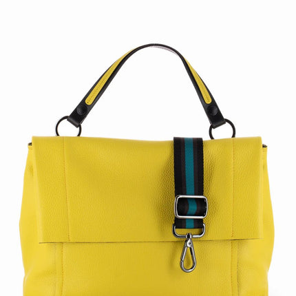 Gabs Borsa Spalla Pelle Giallo IOLANDA TG L ANANAS Gabs 