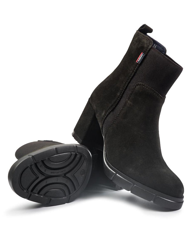 Callaghan Stivaletti Chelsea Donna con Tacco in Camoscio Testa di Moro 31019 PANDORA BROWN Callaghan 