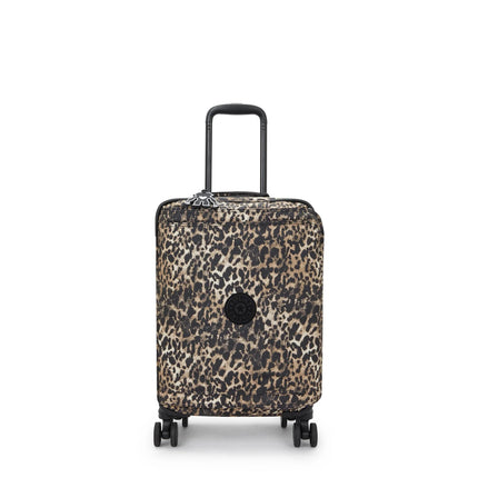 Kipling Trolley Bagaglio a Mano Animalier Leopard 4 Ruote SPONTANEOUS S LEOPARD Kipling 